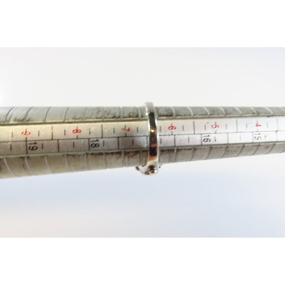 Vintage Pink Cat’s Eye Sterling Silver Ring, Size 6.25, Victorian Style - Picture 7 of 7